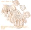 Romper for baby newborn hat size months [Reegoo Peter] girls, clothes, bodysuit, clothes, included, coverall, khaki, 80, 9-12