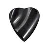 Natural Pick Made from Cow Animals Pedal Wild Picks Heart-shaped Horn, 3.5mm, Right-handed / (CHR-HP-DD-BK)