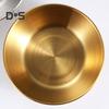 Seasoning Dish Round Rust-proof Stainless Steel Household Small Metal Sauce Plate