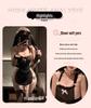 2024 Sexy Maid Uniform Lingerie Set: Tempting No-Undress Sleepwear for Passionate Nights
