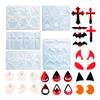 Halloween Earring Resin Mold Jewelry Casting Mold Silicone Pendant Mould Epoxy Resin Mold for Resin Jewelry DIY Crafts