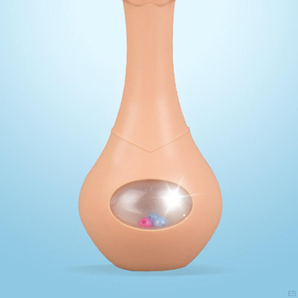 Cartoon Baby Shaking Rattle Hand Bell Music Light Teether Toy