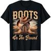 Boots On The Ground Black Cowgirl Melanin Women T-Shirt Unisex T-Shirt