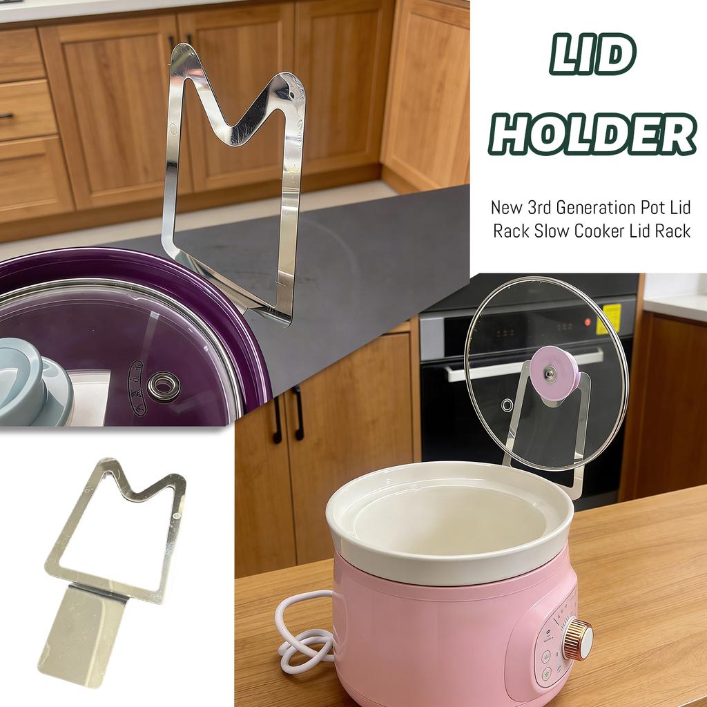 New 3rd Generation Pot Lid Rack Slow Cooker Lid Rack