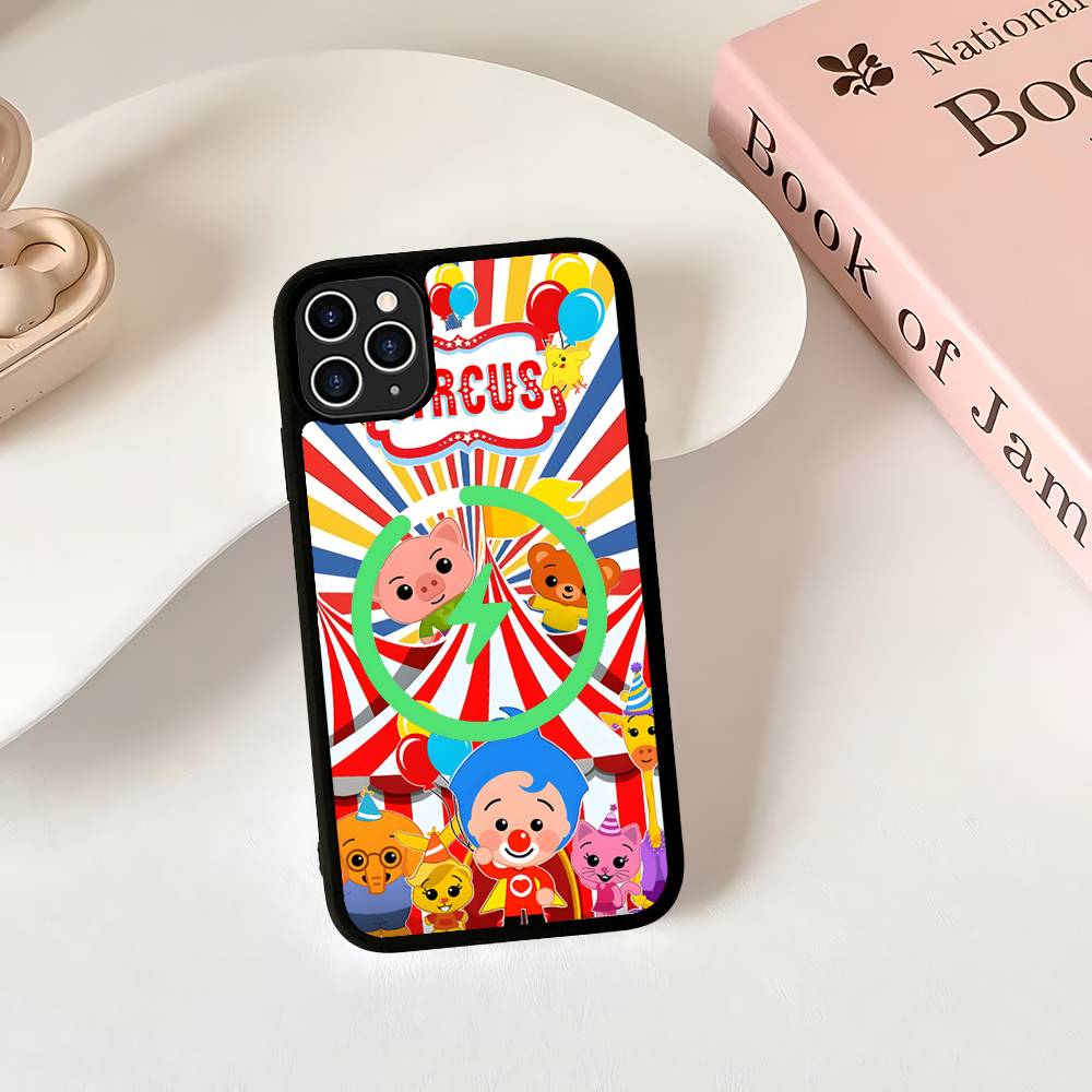 P-Plim P-Plim For Magsafe Magnetic Wireless Phone Case For IPhone 17 16 15 14 Plus 13 12 11 Pro Max Cover