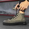 2024 New Autumn Ankle Boots Men High Top Sneakers Fashion Platform Lace Up  Boots High Quality Winter Men's Casual Shoes