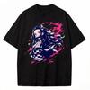 T-Shirt mit Agusha Masanosuke, dem Protagonisten des japanischen Animes, Ginza 21st Century Style Baumwoll-Oberteil