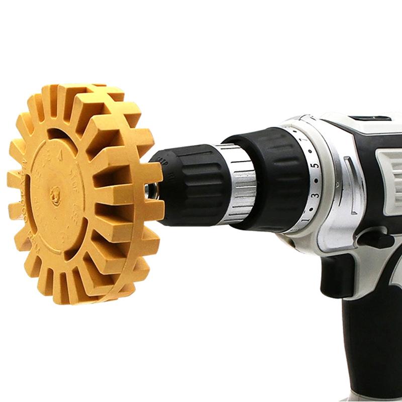 Araba Pnömatik Kauçuk Silgi Tekerlek Ped Kauçuk Disk Çıkartma Silgi Tekerlek Araba Sticker Sökücü Boya Temizleyici Araba Cilası Yardımcı Alet