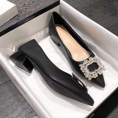Rhinestone Pointed Toe Women's Shoes with Medium Heels Ladies Pumps On Sale Vacation Chic and Elegant Stylish Quick Delivery Y2k