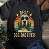 Best Dog Dad Ever Basset Hound Father's Day Gift T-Shirt - Gift for Dog Lovers - Funny Dog - Basset Hound Mom - Mother's Day