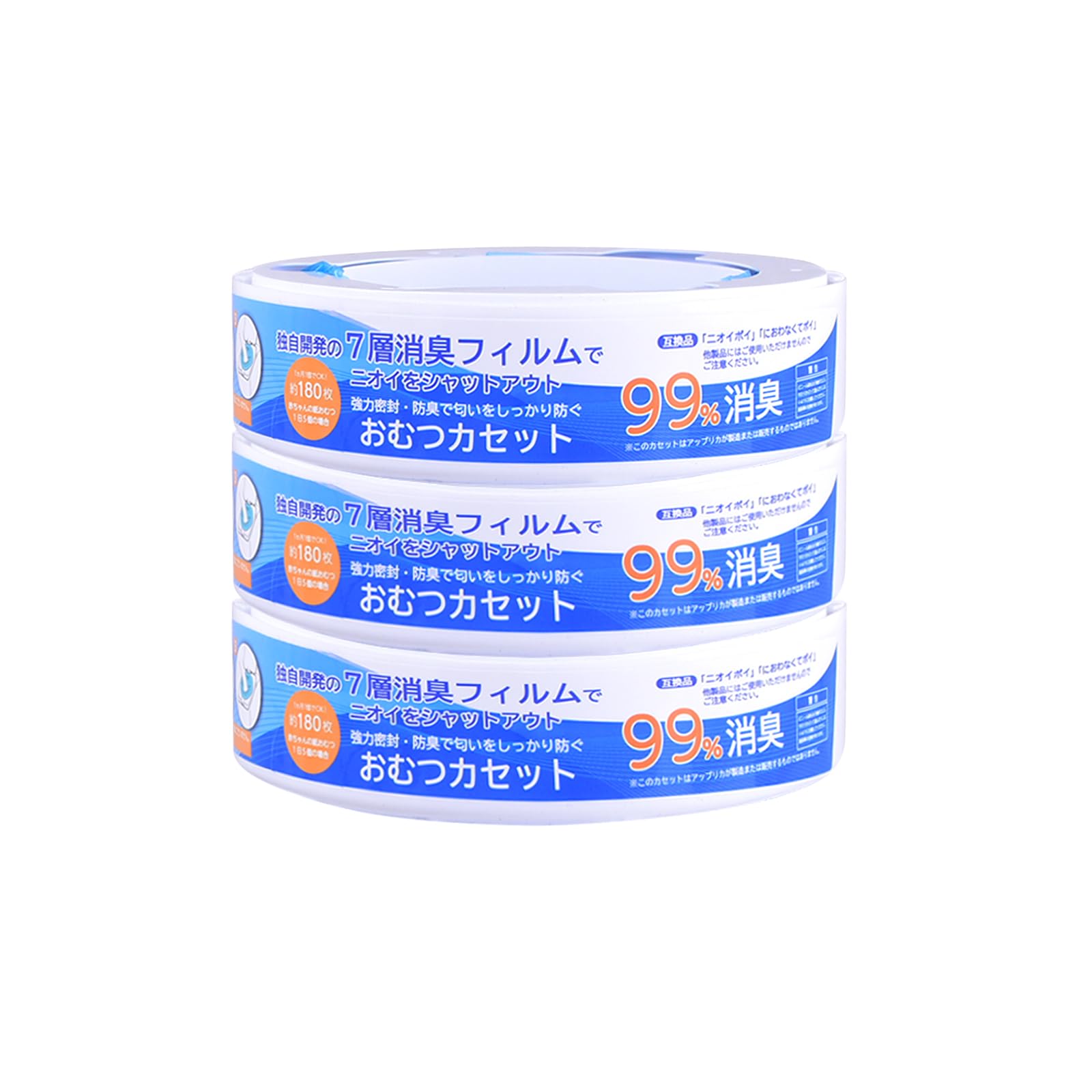 

Подгузник Пот Блокирует Запахи с Уникально Разработанным Горшком для Подгузников, Совместимым с Aprica (3-Pack) [Полностью 7-слойная ультра-запахоустойчивая пленка] (Оиванакуте