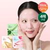 Anua [new  4 Sheets  3 Types] Anua Collagen Mask 4 Sheets  Houttuynia Corn Peach Rice 