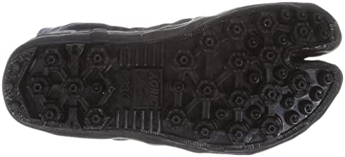 Soukaido Work Shoes, Young Leaves, Black, Size 23.0 Cm, 4E