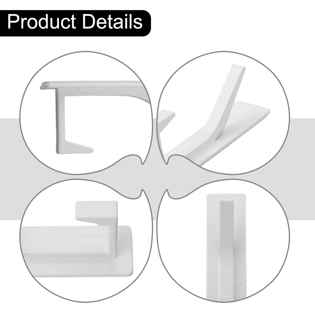 Functional Heavy Duty Shower Hooks Set of 4 for Towel and Key Storage in For Bathrooms with Easy Installation Process