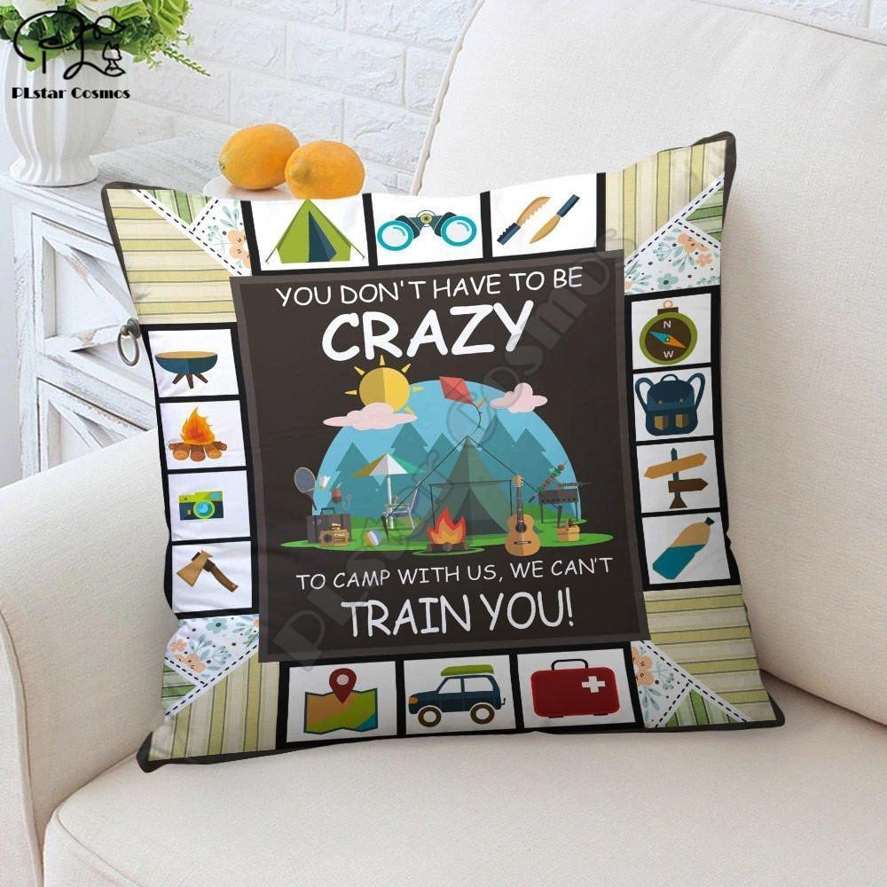 

Наволочки для кемпинга, наволочка с 3D принтом для дома, дивана, декора автомобиля, наволочка, рождественское украшение, наволочка 50cm X 50cm