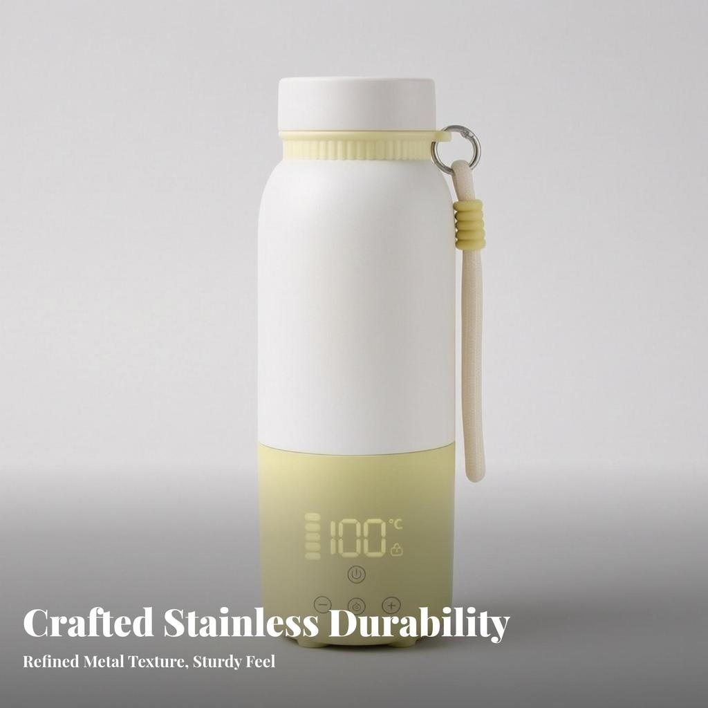 VacuumInsulated Electric Water Cup Universal serial charging port Connection,