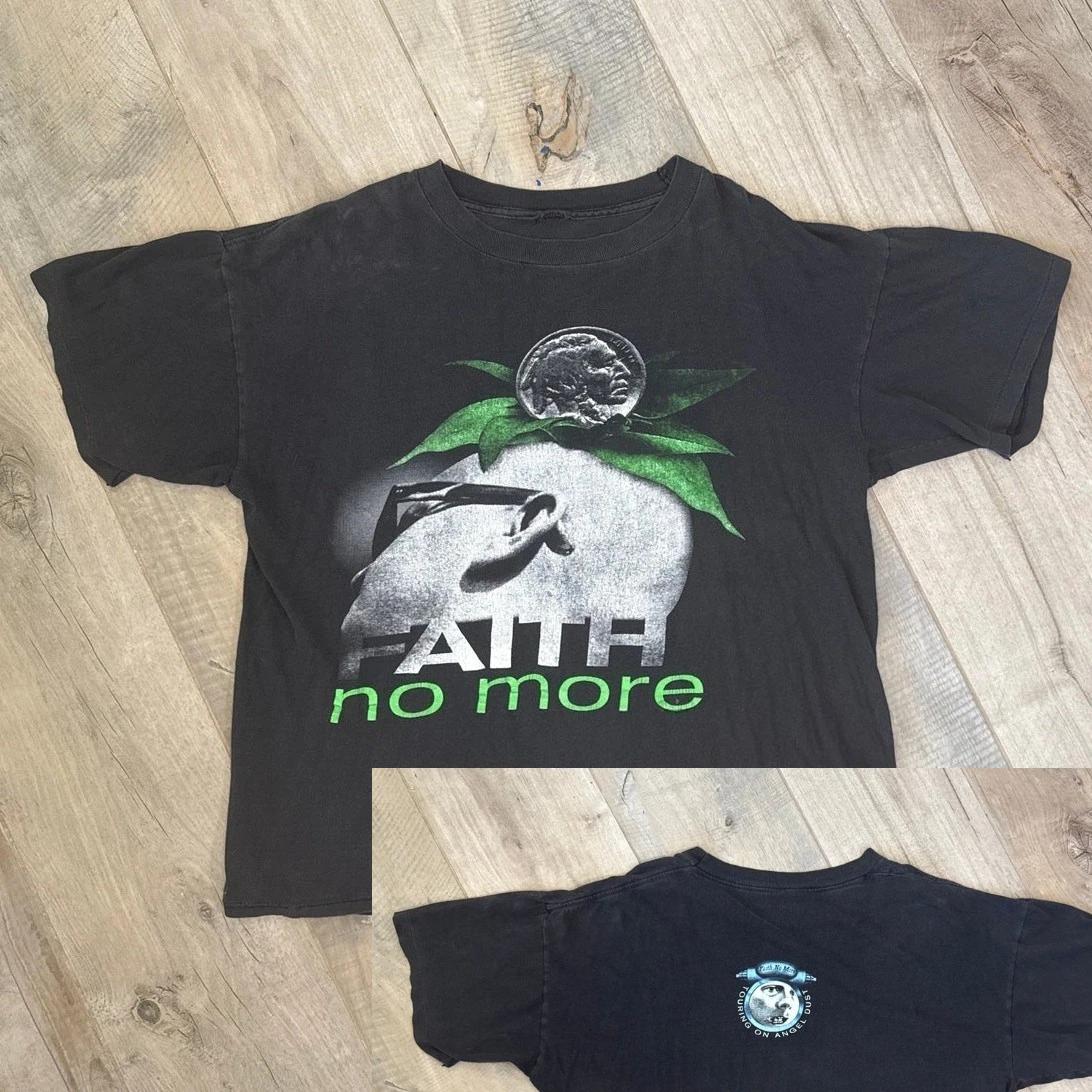 

Summer New Vintage Single Stitch Faith No More Graphic Cotton TShirt for Men Hip Hop Gothic Unseix Oversize Clothing Tshirt Top 4XL