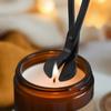 4Pcs/set Candle Wick Trimmer Scissors Extinguisher Hooks Candle Accessories with Tray Stainless Steel Wick Trimmer Dipper Tool