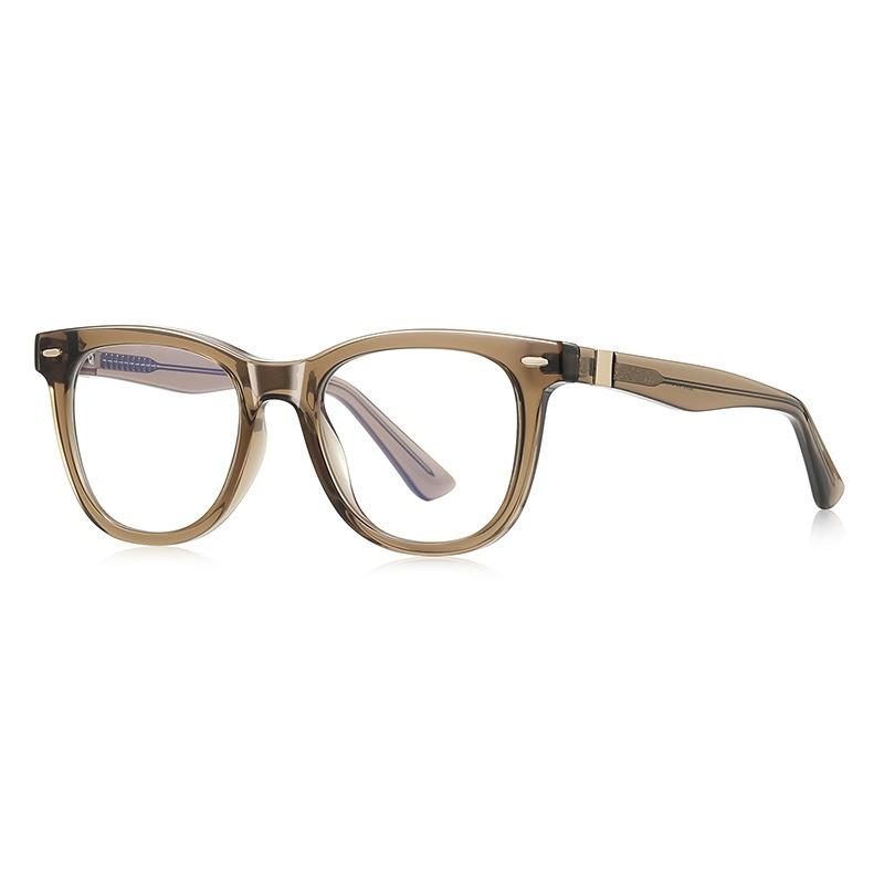 Round Glasses for Men Vintage Oval Glass Frame Eyeglasses Prescription Glasses Clear lens Eyewear TR90 Reading Glasses for Man