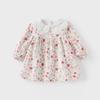 David Bella Children's Dress Spring Dress Girls' Sweet Printed Floral Skirt