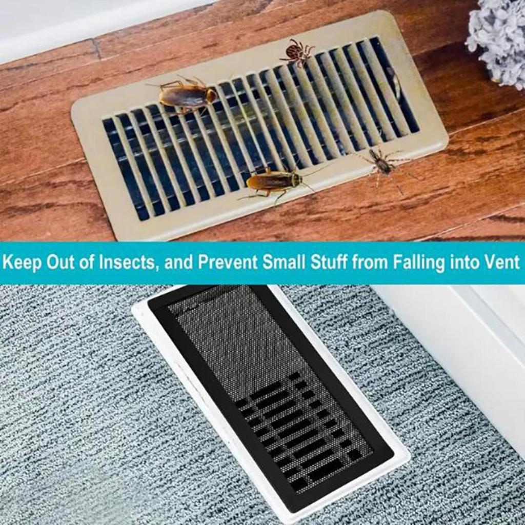 Magnetic Vent Covers Mesh Air Vent Filter for Catching Debris Hair Dust Rectangle Screen Trap