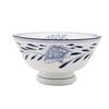 Korean Style Blue Line Ceramic Noodle Bowl