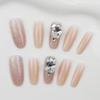 2025 French Oval Cat Eye Detachable High-Class Whitening Nail Set - 30 Pieces