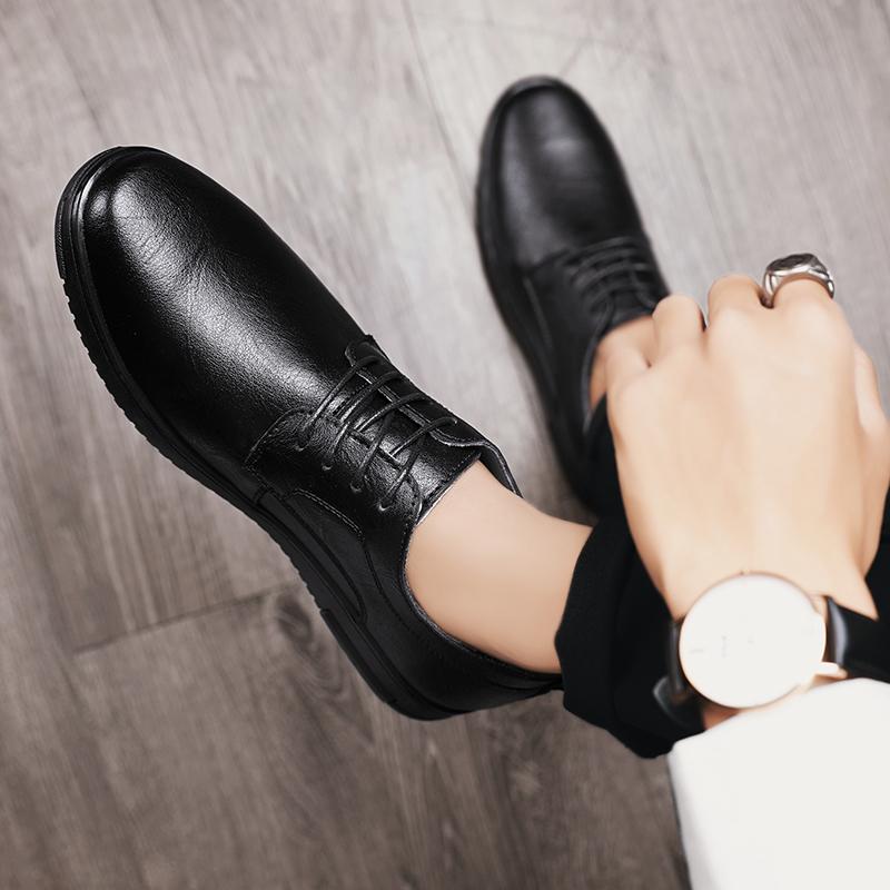 New Brand Men's Shoes Genuine Leather Casual Shoe Handmade Business Oxfords Men Classic Office Dress Footwear Fashion Man Flats