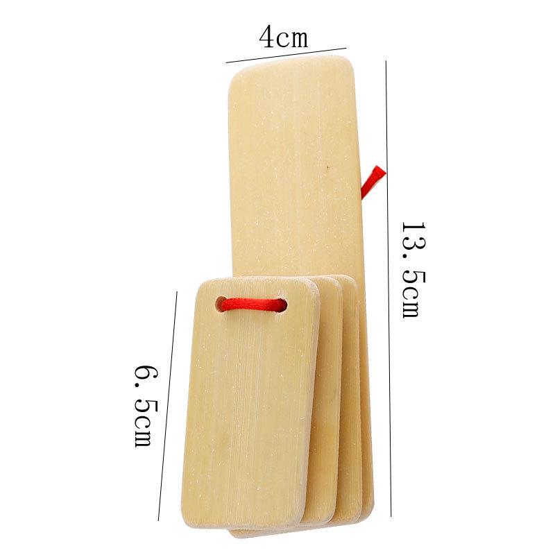 

Natural Bamboo and Wood Children Castanets Four-piece Allegro Exercise Baby Entry Performance Beginner Allegro