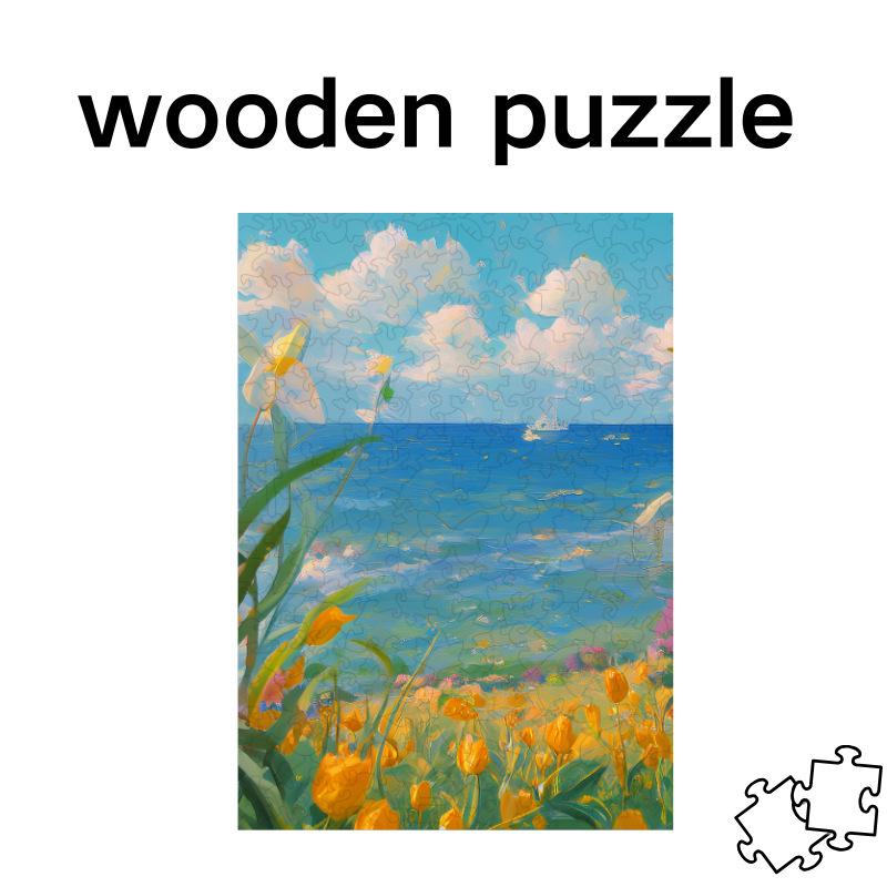 Wooden Alien Puzzle Adult Puzzle Adult