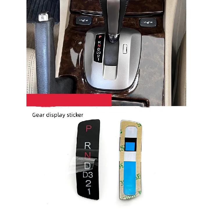 For Honda 8th generation Accord 2008-2013 Gear Display Sticker Shift Panel Letter Digital Stickers 1pc