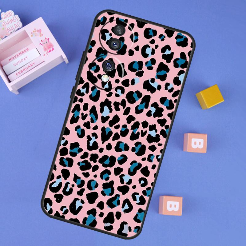 Tiger leopard print panther For Honor 90 50 70 Lite Magic 6 5 Pro Case For Honor X8b X9b X9a X8a X7a X6a X9 X7 X8 Cover