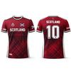 2026 Scotland Flag Printed Short Sleeve Tee Breathable Quick Dry Fabric Mens Football Training Sportswear Casual Daily Outfit