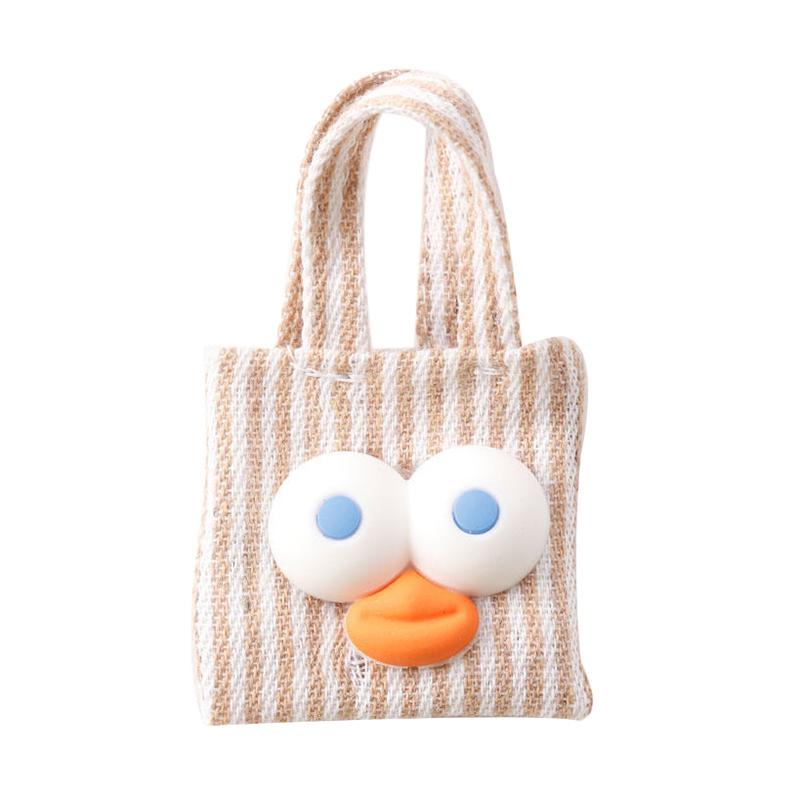 Кукольная мини-сумка из холста — фото 18