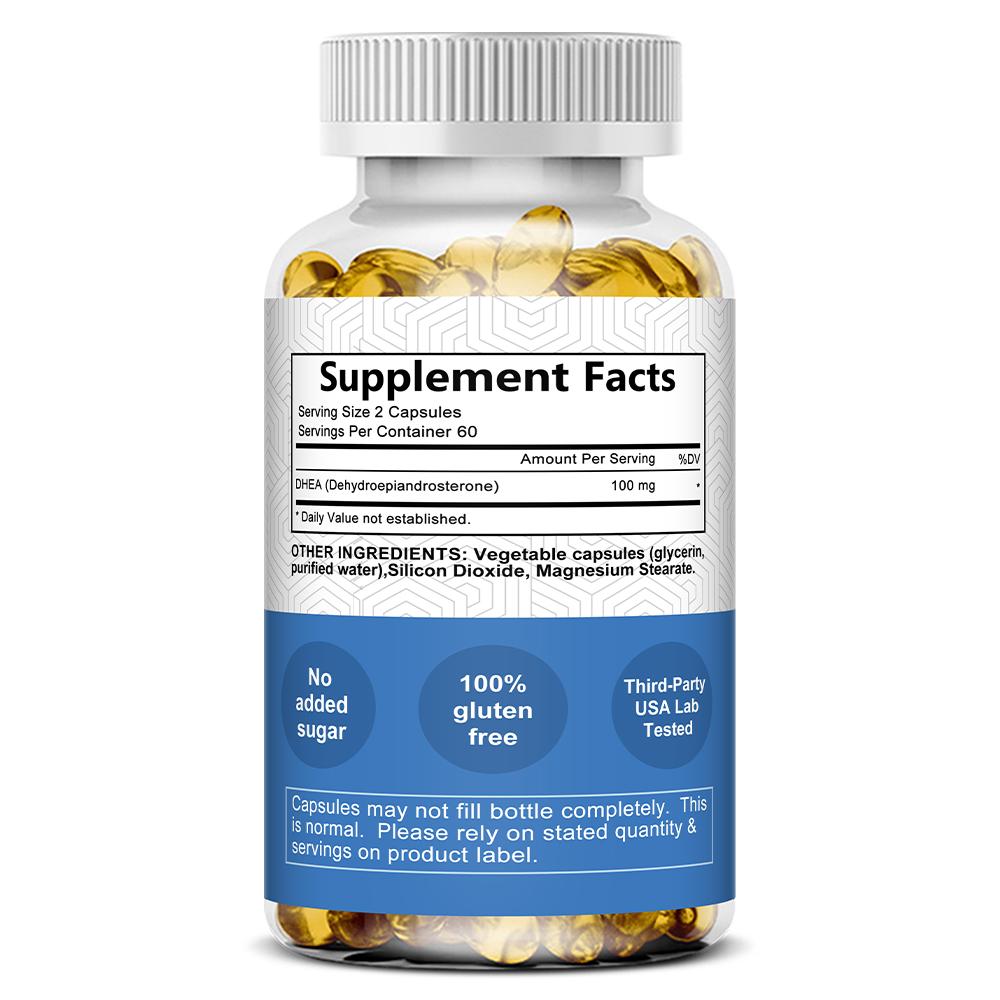 Balincer DHEA Supplement, 100mg, Dehydroepiandrosterone, 120 Caps