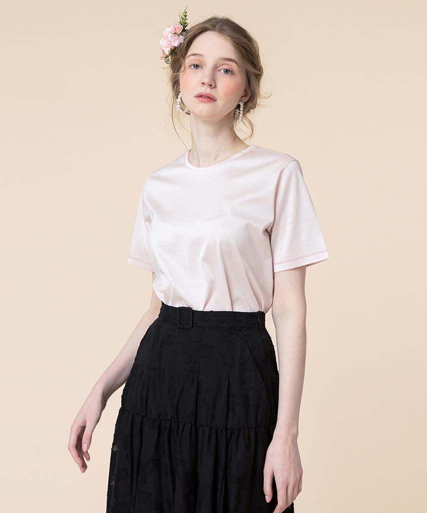 Pelimela Pansy Shiny T-Shirt (Pink)