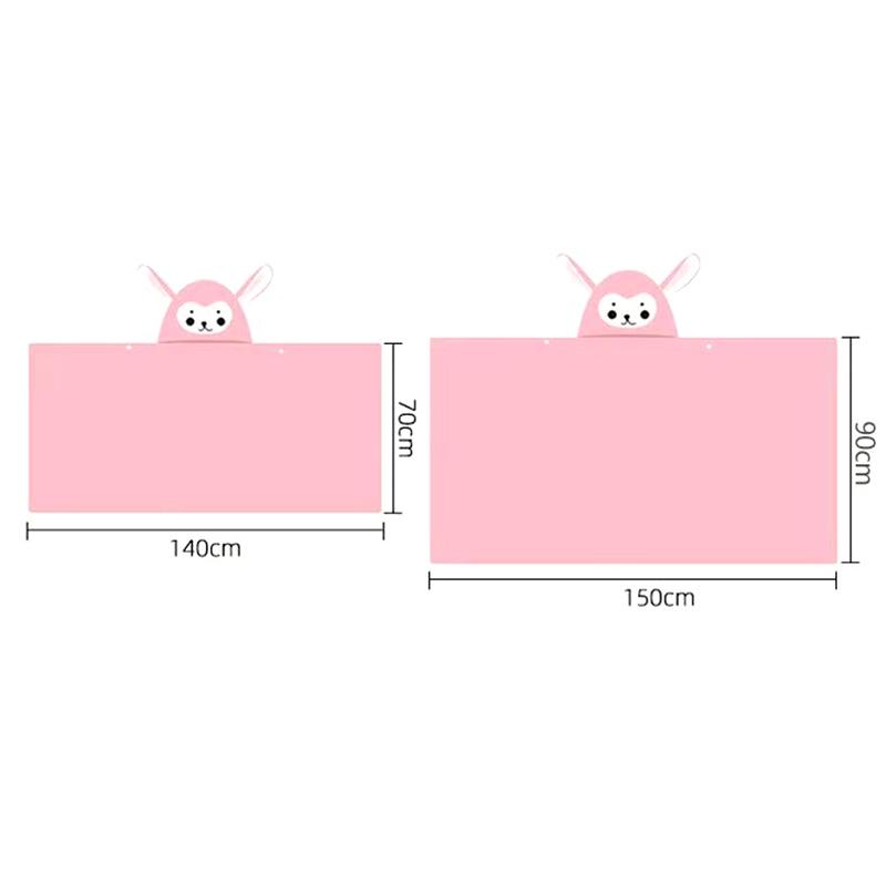 Toddler Baby Hooded Bath Towel Kids Bathrobe Super Soft Absorbent Bath Towel Blanket Cartoon Coral Fleece Kids Bathrobe Boy Girl
