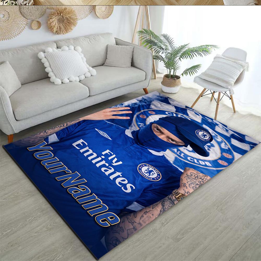 Chelsea Personalized Text Floor Mat Suitable for Study Room Living Rooms Bedrooms Foyer Antislip Carpet Decorate Offices Spiritual Gift