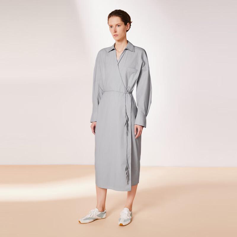 

LESS 2024 Summer Cotton Shirt Dress L