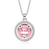 In-Stock Aromatherapy Hollow Diamond Pendant Necklace