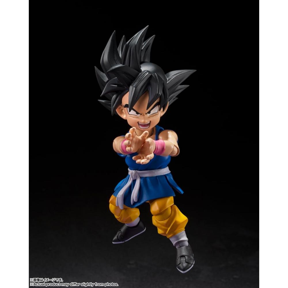 SHFiguarts Dragon Ball GT Son Goku -GT- Ca.. 80 mm große, bewegliche Figur aus ABS und PVC, bemalt