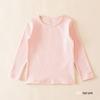 Children's Thickened Long-Sleeve Cotton T-Shirt for Autumn/Winter - Unisex with Round Neck
