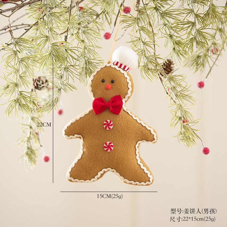 Christmas Tree Green Doll Hang long legs Ornaments Plush Knitting Crafts Tree Pendant Christmas Decorations for Home Kids Gift