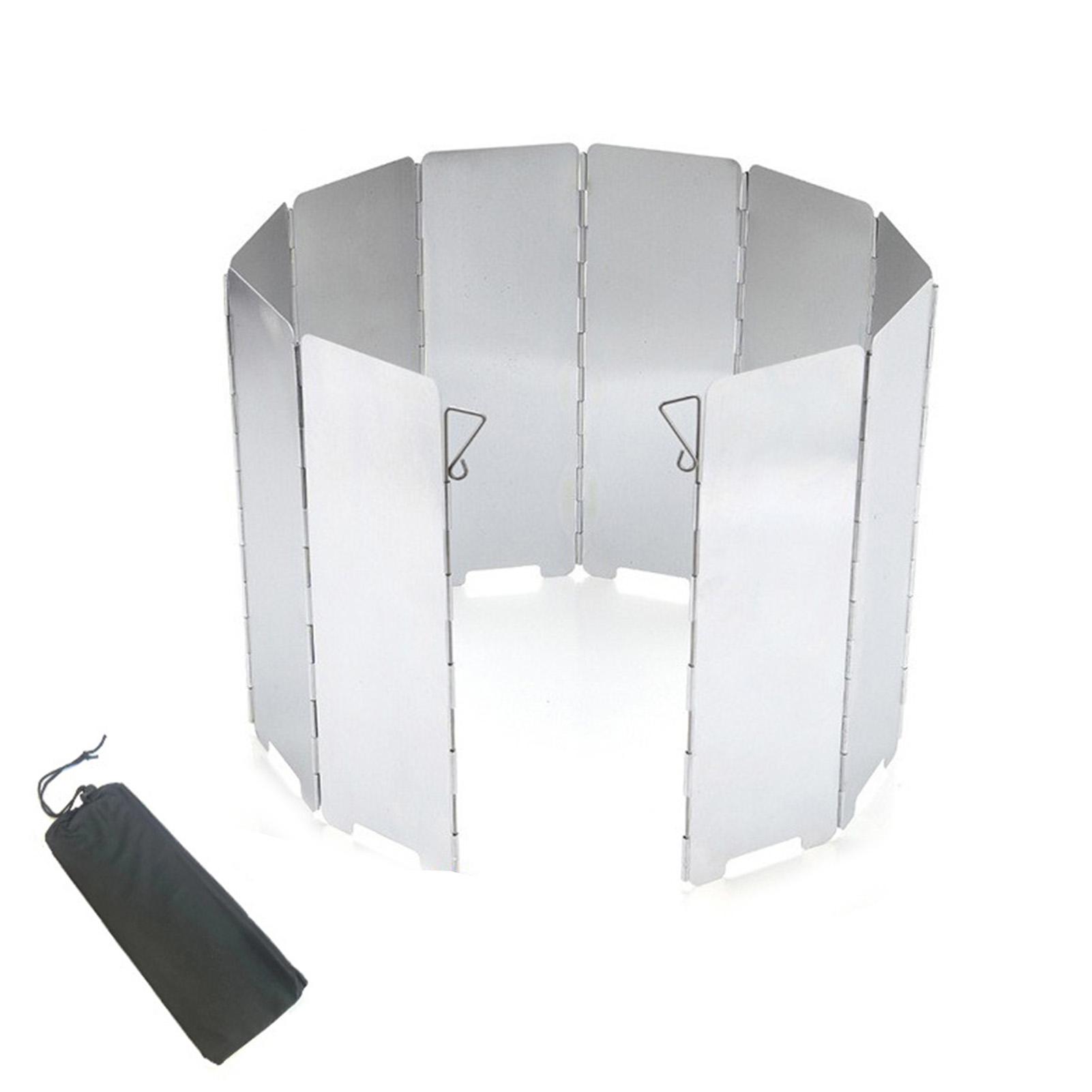 

Stove Windscreen Foldable Lightweight Portable Outdoor Stove Windshield for Camping Picnic