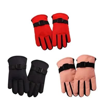 Guanti per Bambini Impermeabili Outdoor a Dita Intere Termici Guanti per Bambini Invernali Manopole da Neve per Ragazzo Ragazza dai 3 ai 13 Anni