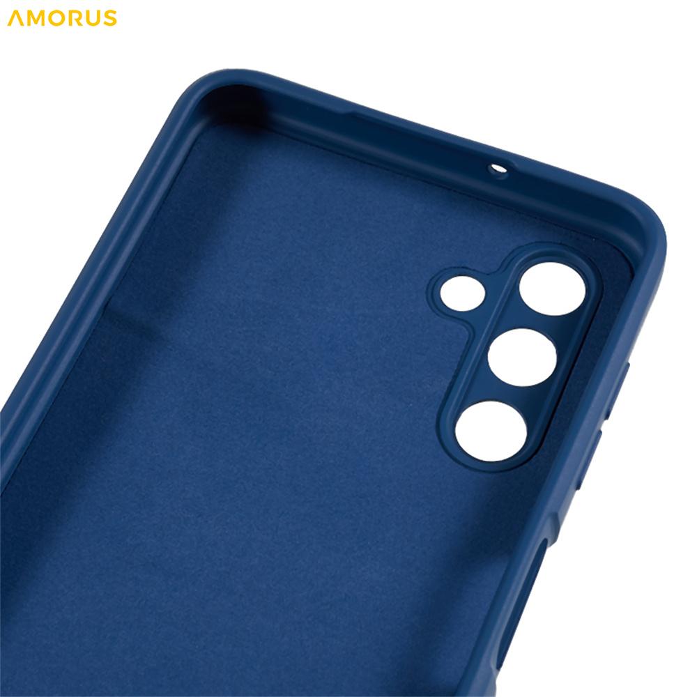 For Samsung Galaxy A13 5G Case Precise Cutouts TPU Fiber Lining Shockproof Phone Cover