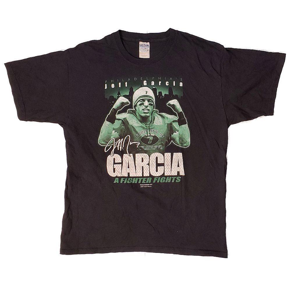 Philadelphia Eagles Jeff Garcia T-Shirt Size Large Unisex T-Shirt XXL