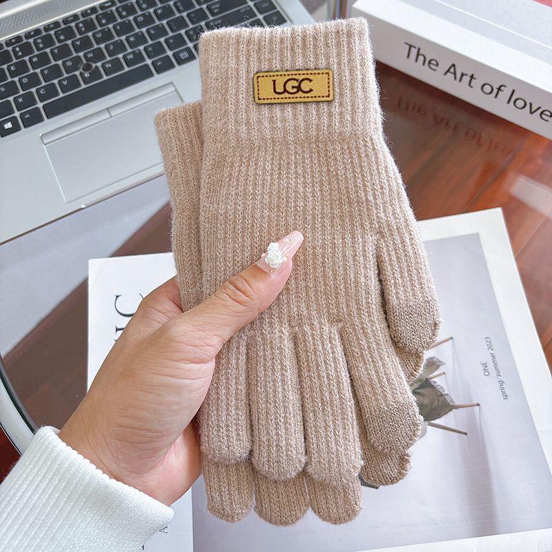 Melaude Winterhandschuhe mit Fleecefutter - Dick, warm, Touchscreen-kompatibel zum Fahren und Reiten