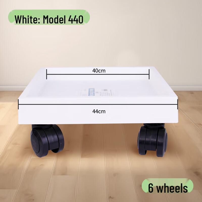 Movable Square Plant Pot Saucer with Drainage