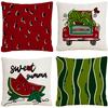 Sommer Wassermelone Kissenbezug Cartoon Frucht Zuhause Sofa Kissen Kissenbezug
